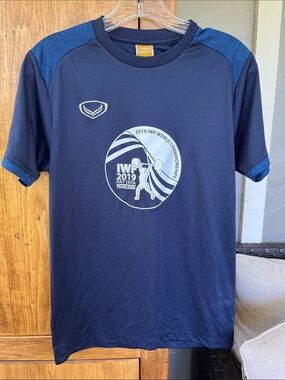 IWF 2019 Pattaya Thailand Navy Performance Tee weightlifting small